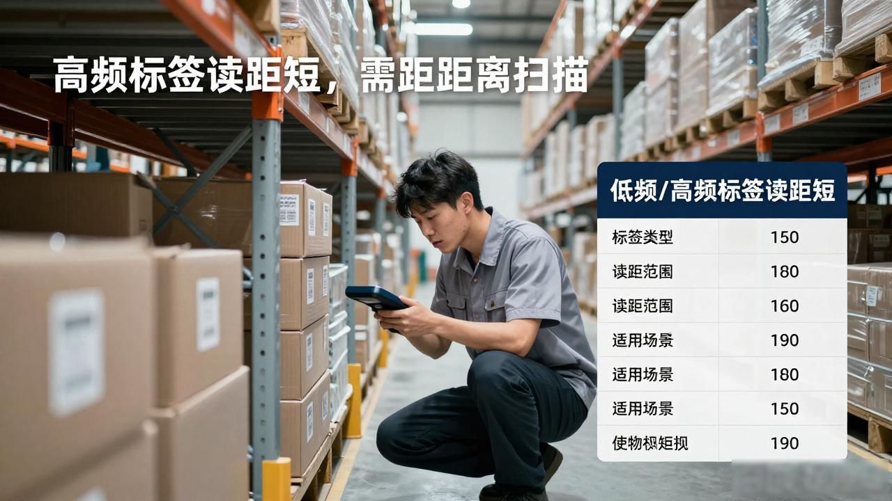 rfid高频标签的阅读距离_rfid频率与工作距离_RFID电子标签频率如何影响读距？