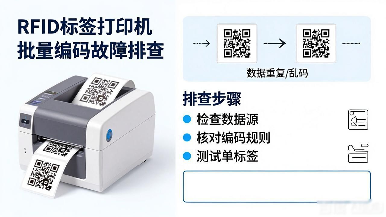 如何批量打标签_RFID电子标签打印机批量编码常见问题指南_批量标签打印软件