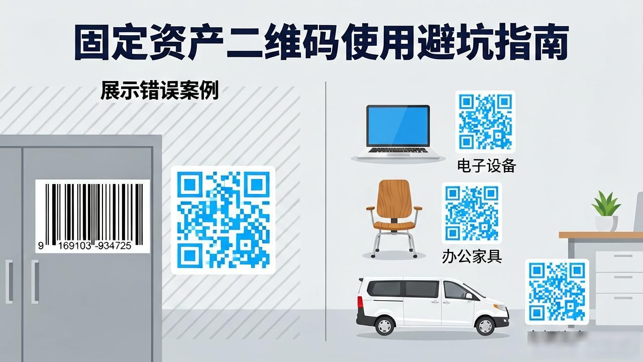 行业固定资产管理中的二维码与条码使用注意事项_二维码管理固定资产的好处_条形码固定资产管理系统