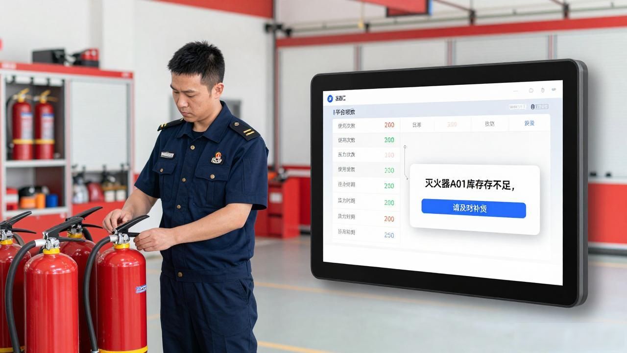 微型消防站怎么管才不慌?看江湖卫士如何提速(图1) 微型消防站物品清单表格_微型消防站物质_消防物资管理系统如何提高微型消防站效率